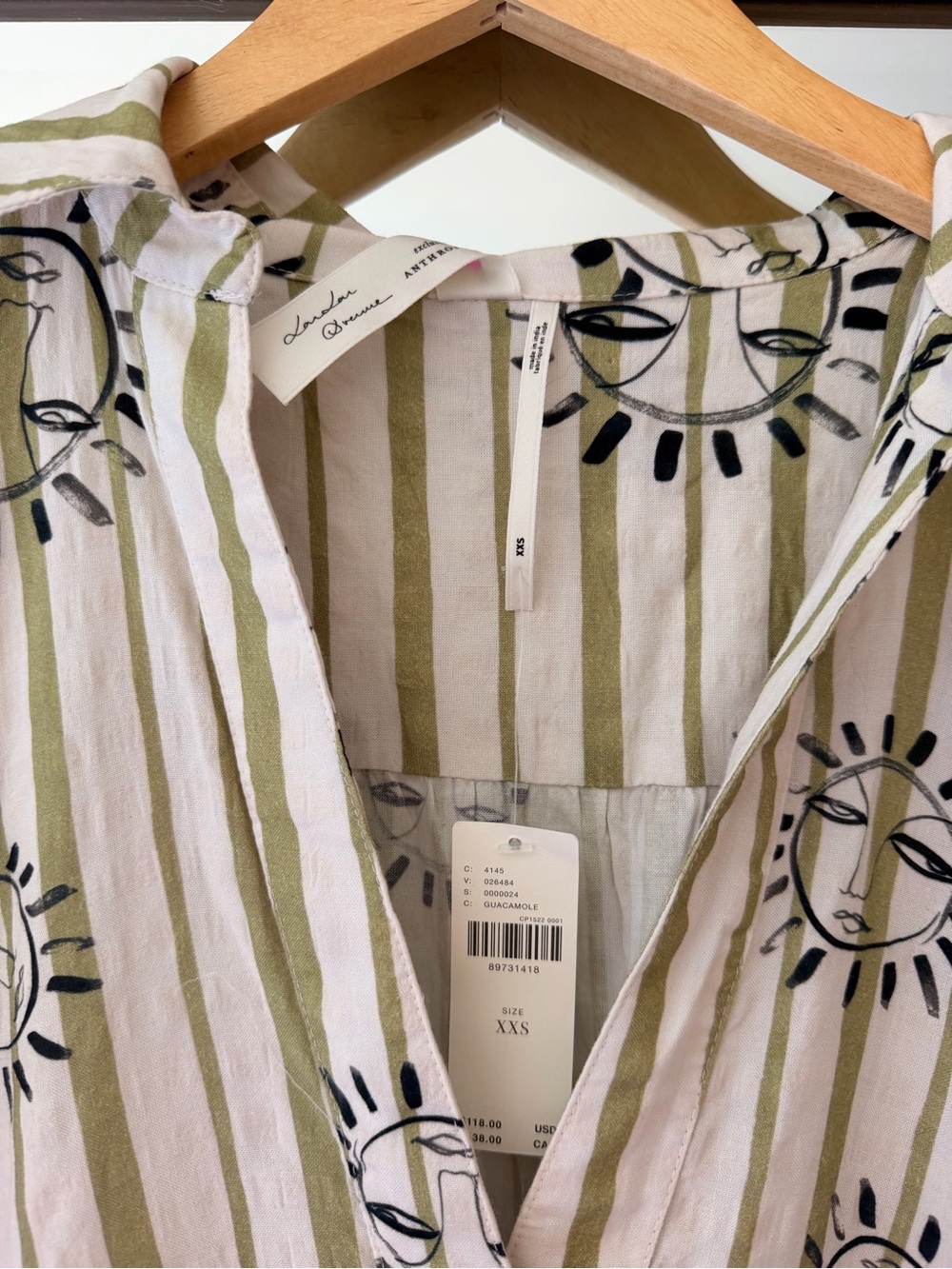 Anthropologie The LouLou Avenue Carolita Printed Tiered Shirt Dress - Picture 6 of 8